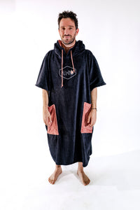 Poncho Surf Adulte Black Terra ALL-IN