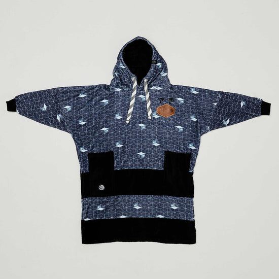 Junior Poncho met lange mouwen - Belettering 9-15 jaar