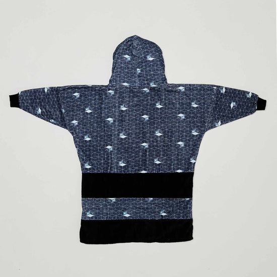 Junior Poncho met lange mouwen - Belettering 9-15 jaar