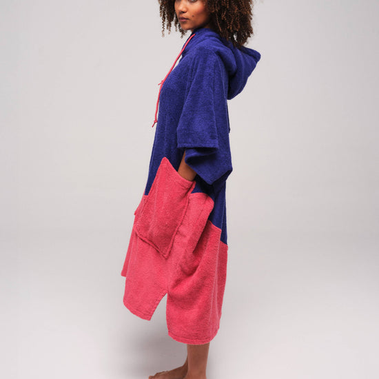 V Poncho Organic - Spectrum Rose One Size