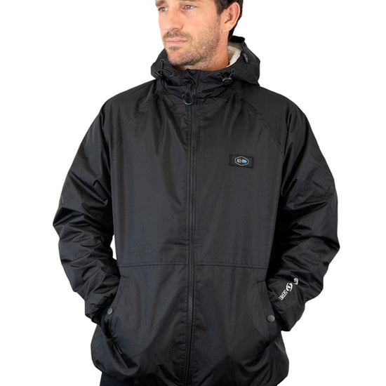 Chaqueta Storm - Negra / Turquesa L