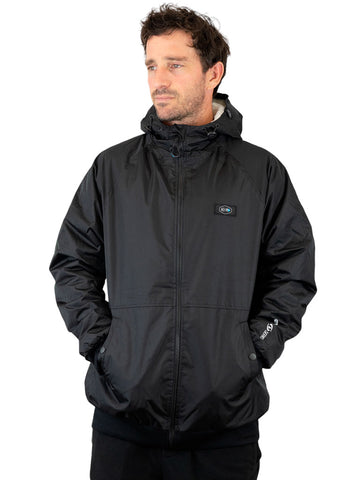 Chaqueta Storm - Negra / Turquesa L