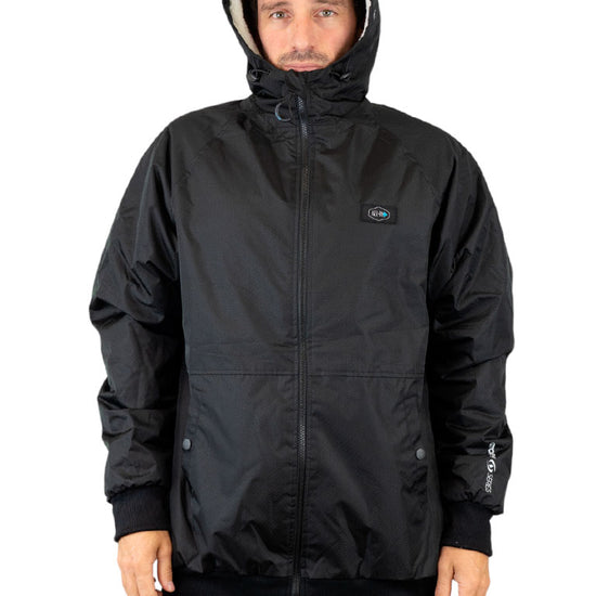 Chaqueta Storm - Negra / Turquesa L