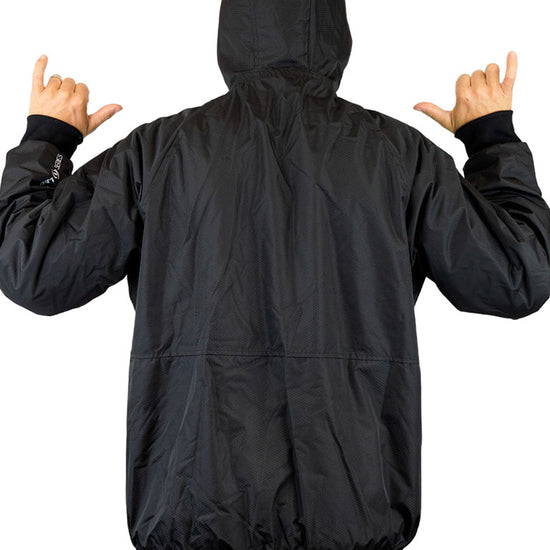 Chaqueta Storm - Negra / Turquesa L