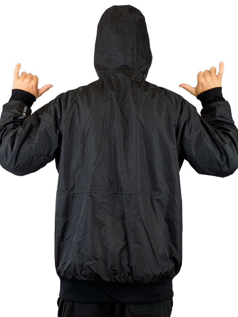 Chaqueta Storm - Negra / Turquesa L
