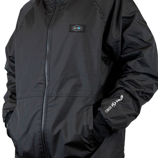 Chaqueta Storm - Negra / Turquesa L