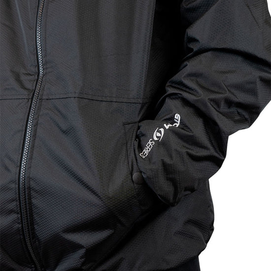Chaqueta Storm - Negra / Turquesa L