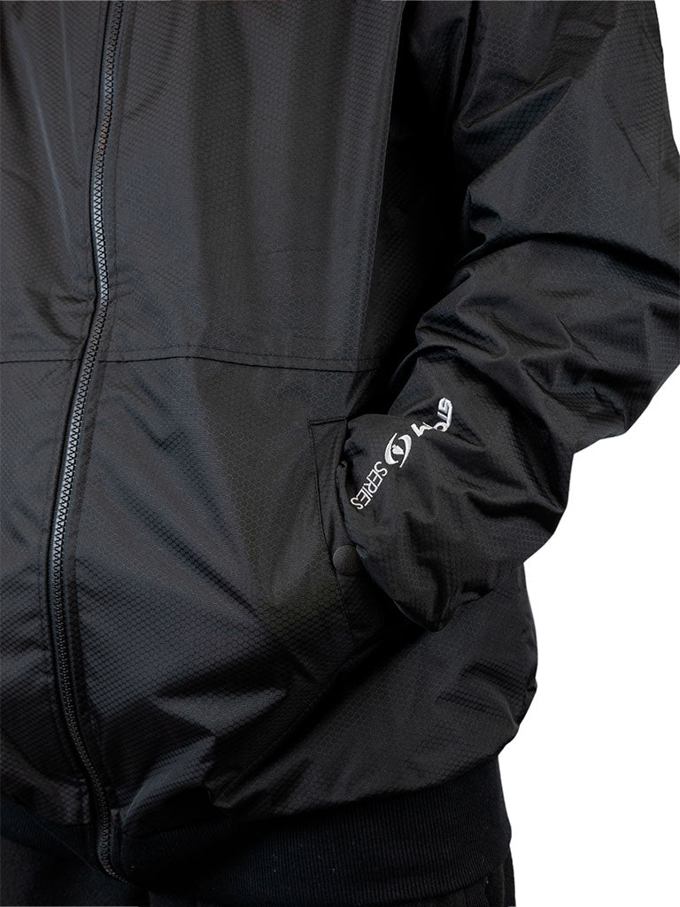 Chaqueta Storm - Negra / Turquesa L