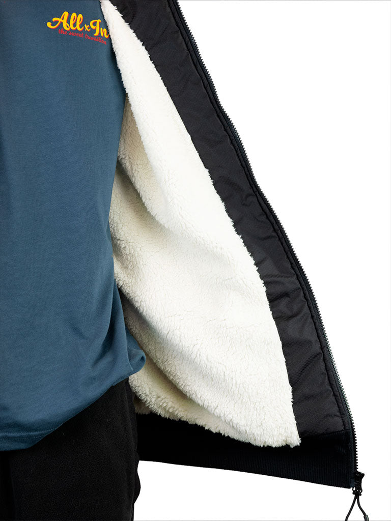 Chaqueta Storm - Negra / Turquesa L