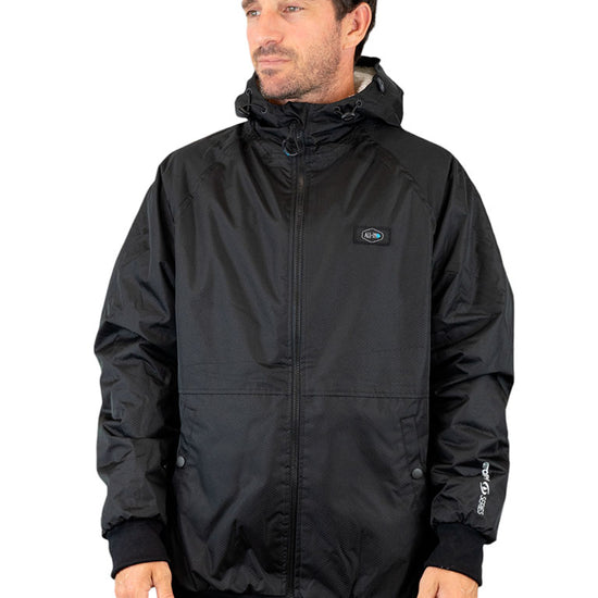 Chaqueta Storm - Negra / Turquesa L