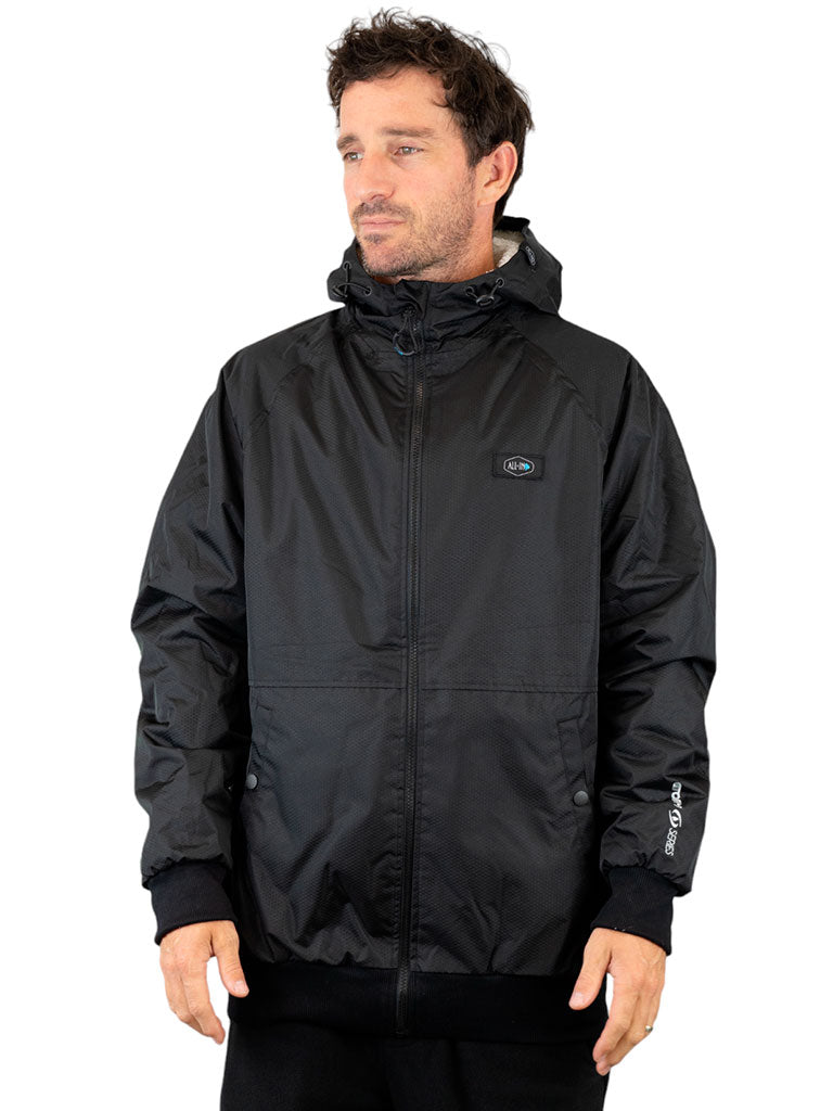 Chaqueta Storm - Negra / Turquesa L