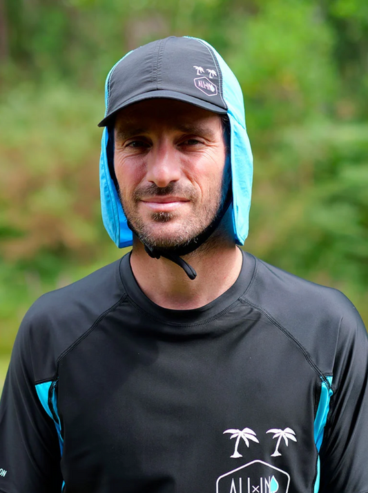 Gorro de surf - Negro / Turquesa