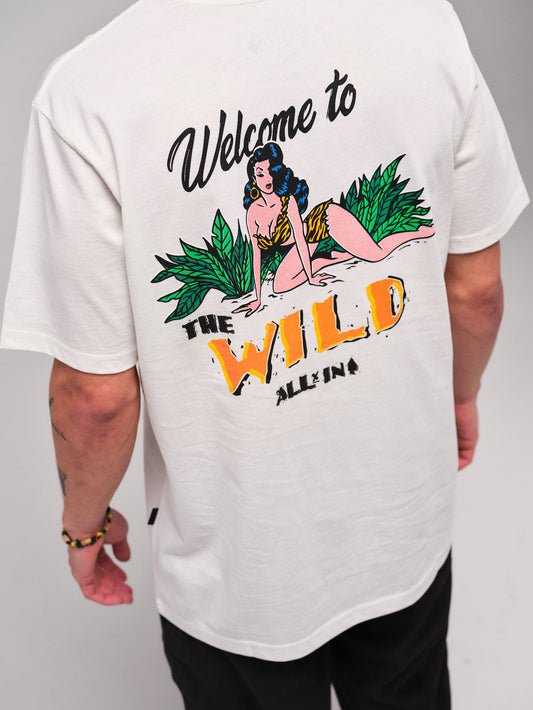Camiseta de algodón - Wild - Blanco