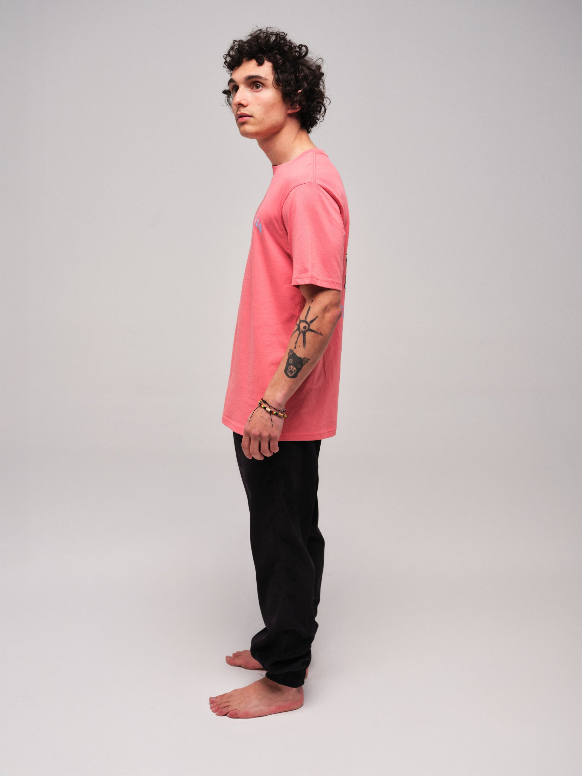 Camiseta - Bad Cat - Tea Rose L