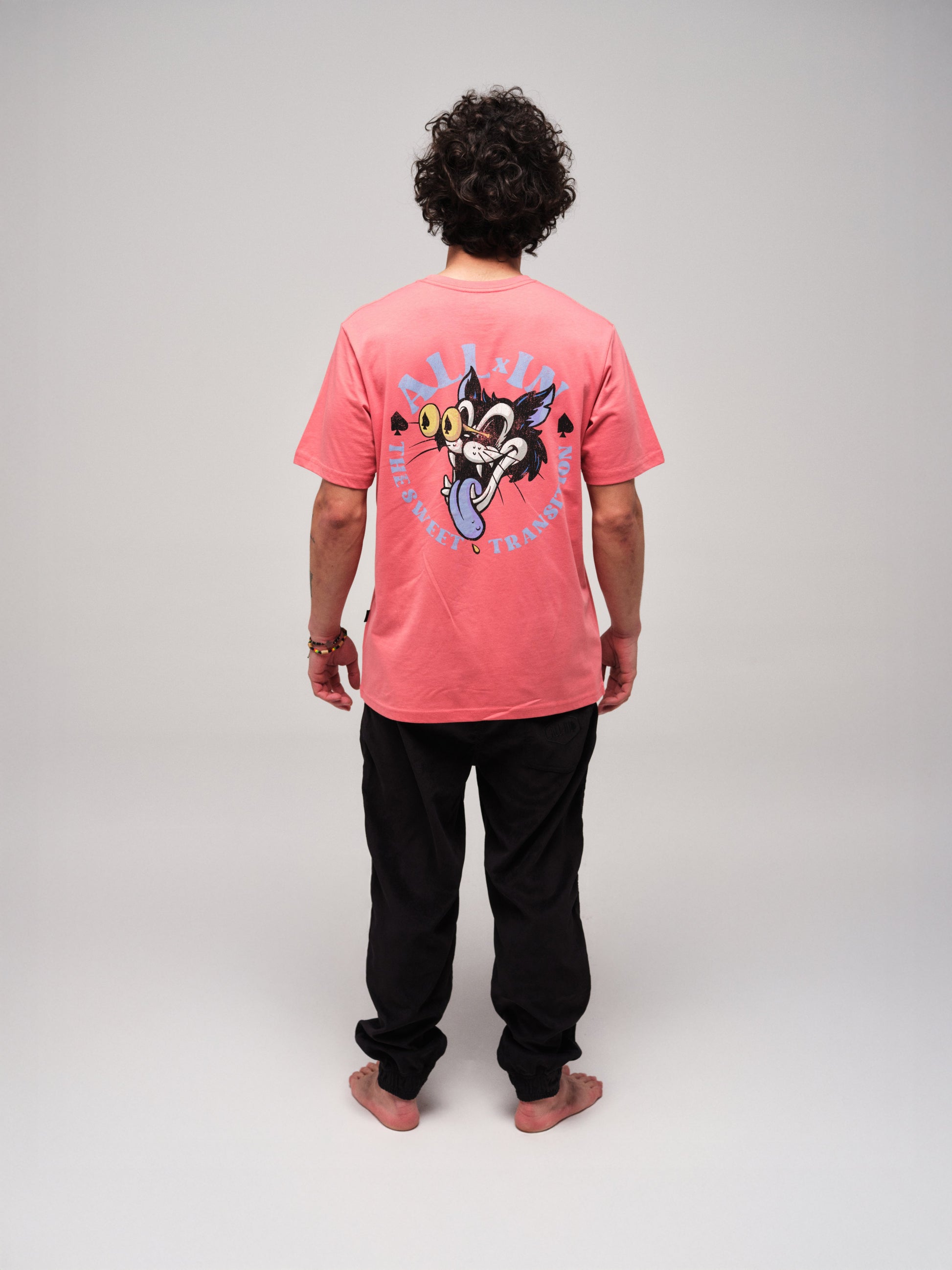 Camiseta - Bad Cat - Tea Rose L