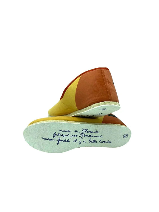 Charentaise pantoffels met tijgerprint