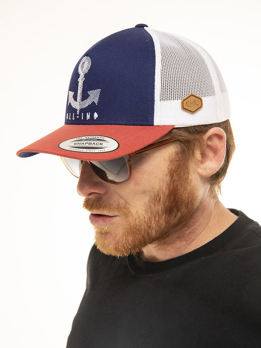 Gorra - Ancla azul marino Talla única