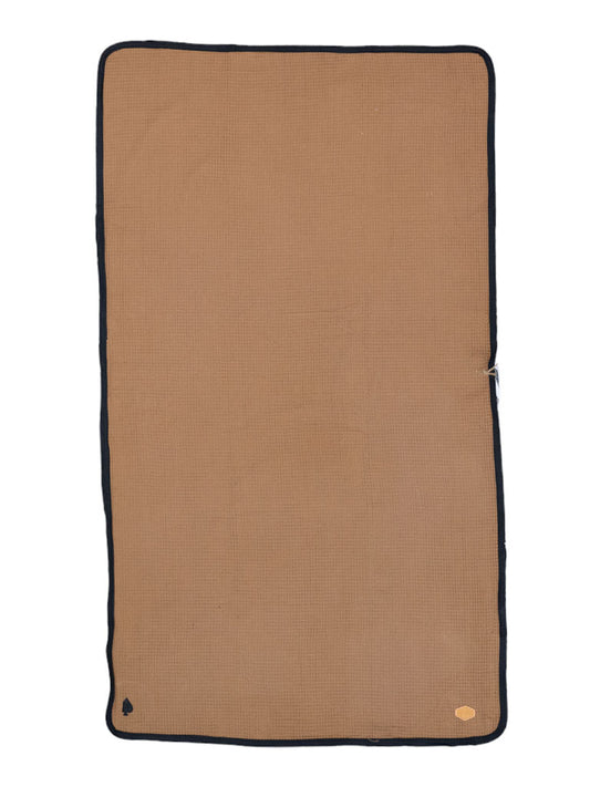 Serviette de plage légère - CARAMEL WAFFLE