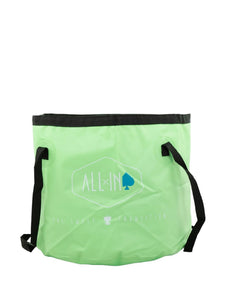 Bolsa para pañales con cepillo - Verde
