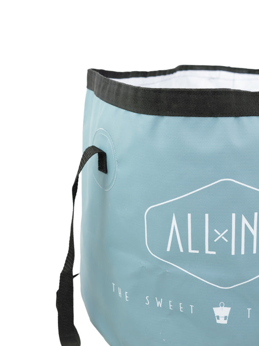 Bolsa para pañales con cepillo - Azul verde