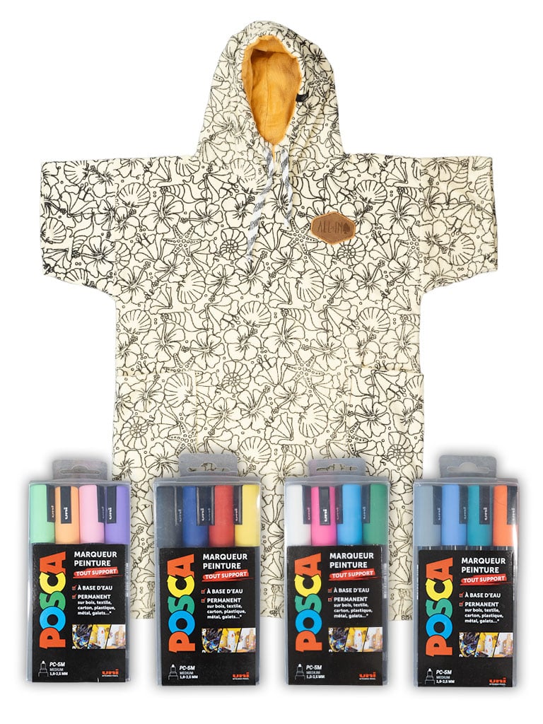 Poncho À Colorier