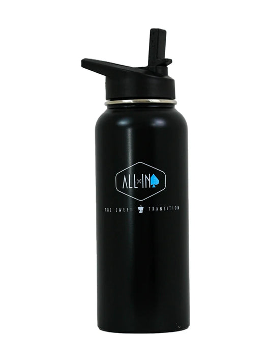 Botella isotérmica de acero inoxidable de 950 ml - Negra