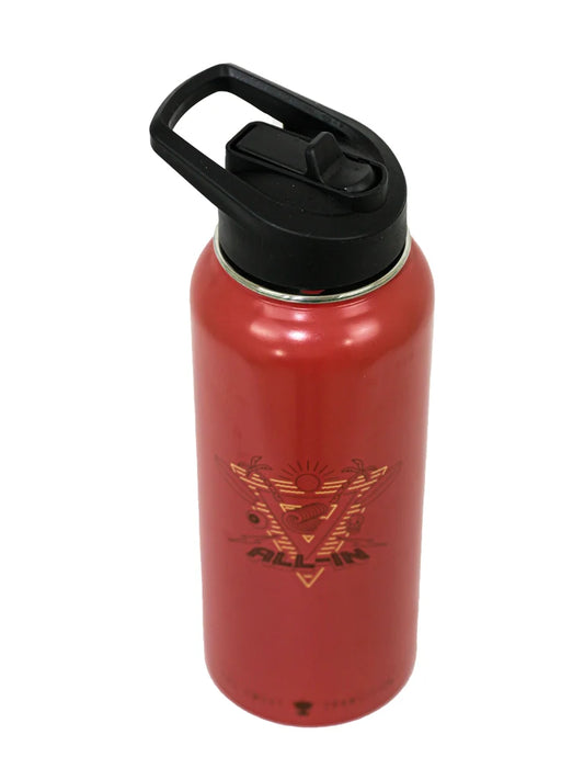 950 ml roestvrijstalen geïsoleerde fles - Rood
