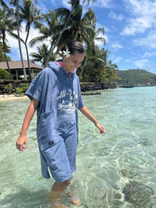 Poncho Surf Femme Island ALL-IN