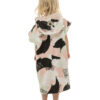 Poncho de surf trasero CAMO SMOKE WAFFLE